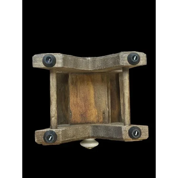Vintage The Great American Wooden 5¢ Nut Dispenser Machine